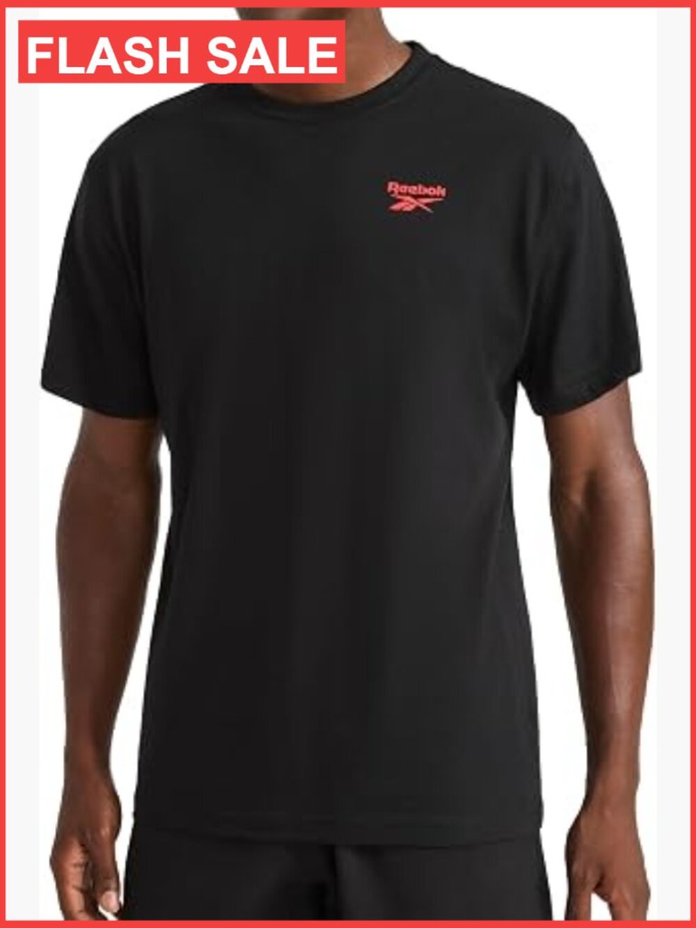 Men's Active Graphic Tee, Cotton Blend, Short Sleeve, Crew Neck